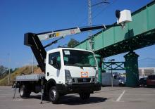 Nacelles télescopiques sur camion Movex TLR 16