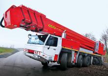 Nacelles télescopiques sur camion Palfinger WT 1000