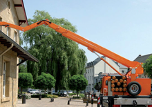 Nacelles télescopiques sur camion Palfinger WT 230