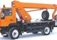 Nacelles télescopiques sur camion WUMAG WT 270
