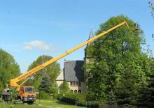 Nacelles télescopiques sur camion Palfinger WT 350