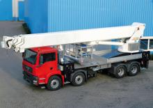 Nacelles télescopiques sur camion Palfinger WT 610