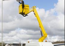 Nacelles télescopiques sur camion Ascendant A12.5VM