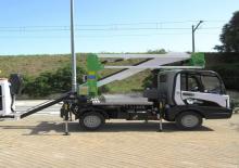 Nacelles à bras articulés montées sur camion Movex ATL 12
