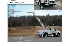 Nacelles à bras articulés montées sur remorque Altec L45M