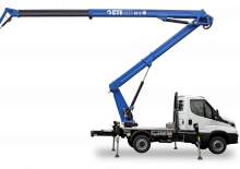 Nacelles télescopiques sur camion CTE MP 24 C