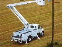 Nacelles à bras articulés montées sur remorque Altec TA60