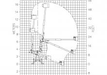 Nacelles à bras articulés montées sur remorque Versalift VST-5000-I