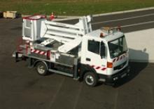 Nacelles télescopiques sur camion France Elévateur 162 ATL i