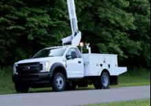 Nacelles à bras articulés montées sur remorque Altec AT40G