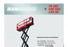 Nacelles ciseaux X su roues Manitou 78 SEC