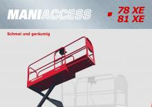 Nacelles ciseaux X su roues Manitou 81 XE