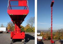 Nacelles ciseaux X su roues PB PB S320-14ES 4x4