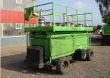 Nacelles ciseaux X su roues Iteco PD 110 EX