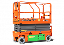 Nacelles ciseaux X su roues Dingli S0808-ACE+