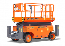 Nacelles ciseaux X su roues Dingli SC1218-AWD