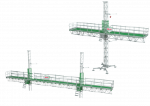 Nacelles grimpantes à mâts Jaso GP40
