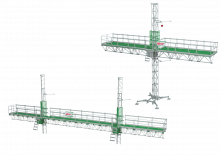 Nacelles grimpantes à mâts Jaso GPI40