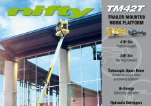 Nacelles à bras articulés montées sur camion Niftylift TM 42 T