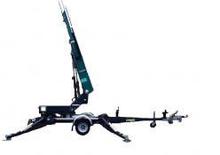 Nacelles à bras articulés montées sur remorque Paus Worklift GT 15