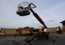 Nacelles télescopiques sur remorque Herkules - Lift T 20