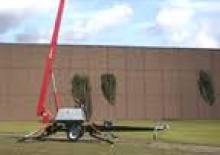 Nacelles télescopiques sur remorque Jumbo Lift T 24 E
