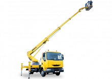 Nacelles télescopiques sur camion Aerial AL 22 ST