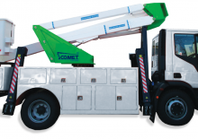 Nacelles télescopiques sur camion Comet Eurosky-I 16-2-11 Ansi