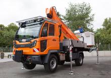 Nacelles télescopiques sur camion Blumenbecker - Hubmeister® HM 22 T