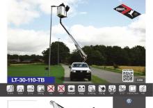 Nacelles télescopiques sur camion Versalift LT 30 TB Electric