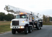 Nacelles télescopiques sur camion Bronto Skylift S341HLA