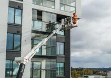 Nacelles télescopiques sur camion Bronto Skylift S78XDT