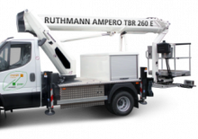 Nacelles télescopiques sur camion Ruthmann STEIGER AMPERO TBR 260 E