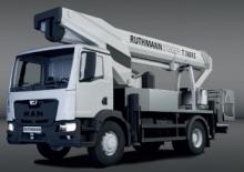 Nacelles télescopiques sur camion Ruthmann STEIGER T 380 XS