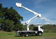 Nacelles télescopiques sur camion Terex TL60i