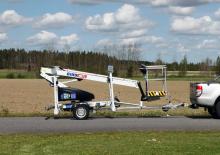 Nacelles télescopiques sur remorque Dino Lift Dino 105TL 