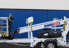 Nacelles télescopiques sur remorque Dino Lift Dino 135TB II