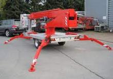 Nacelles télescopiques sur remorque TEUPEN TL 18