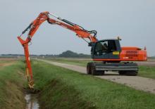 Excavatrice sur pneus Atlas 150 W