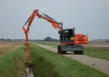 Excavatrice sur pneus Atlas 150 W