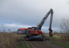 Excavatrice sur pneus Atlas 350 MH