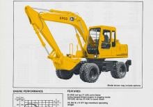 Excavatrice sur pneus John Deere Construction 495D
