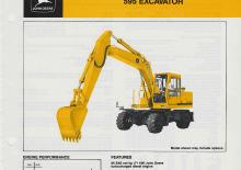 Excavatrice sur pneus John Deere Construction 595
