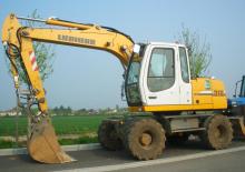Excavatrice sur pneus Liebherr A 312 Litronic