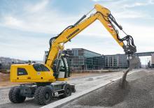 Excavatrice sur pneus Liebherr A 914 Litronic G6.0