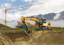 Excavatrice sur pneus Liebherr A 916 Litronic