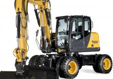 Excavatrice sur pneus Yanmar B110W