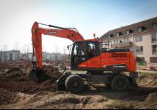 Excavatrice sur pneus Doosan DX190W-5