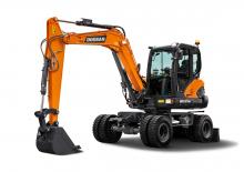 Excavatrice sur pneus Doosan DX57W-7