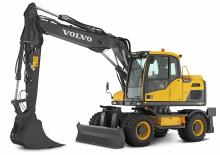 Excavatrice sur pneus Volvo EW140D